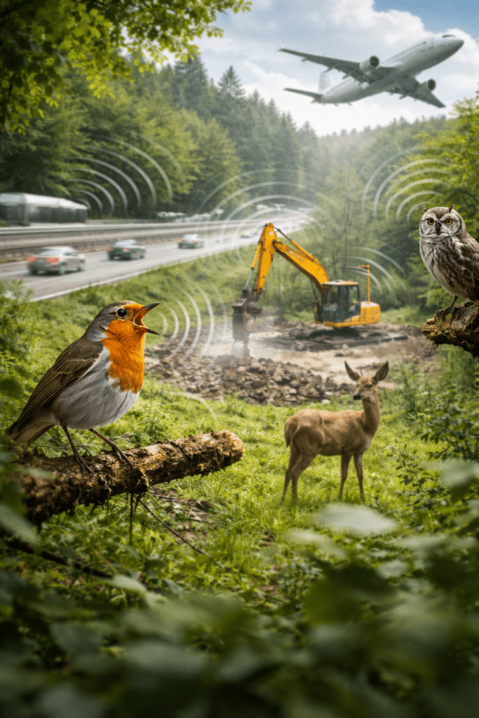 contaminación acústica animales